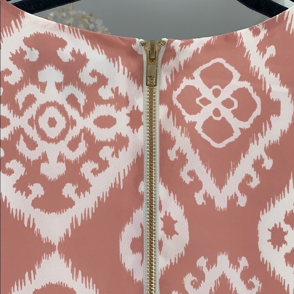 Lulus || Pink & White Shift Dress - Picture 4 of 4